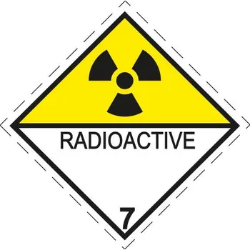 Značka ADR č. 7D, magnetická fólie 0,5 mm (30 x 30 cm)