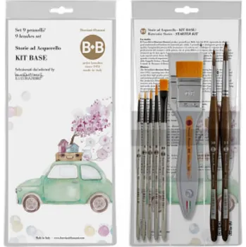 Umělecký štětec Borciani & Bonazzi - Kompletní sada štětců pro akvarel