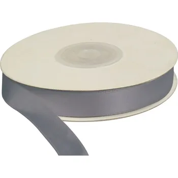 Stuha Stuha, saténová, šedá, 12mmx25m/ 1 bal.