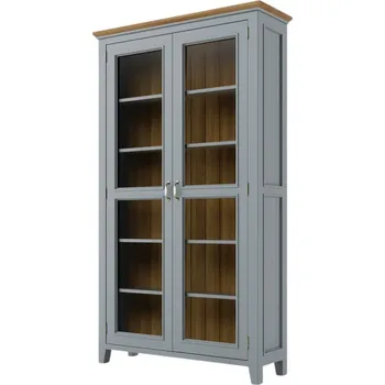 Komoda ARTEN (NANO Systems s.r.o.) Vitrína FLEUR-W8P (Šedá)