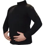 xcena Bavlněný rolák černý Velikost: XL