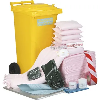 Havarijní souprava Mobilní havarijní souprava 120 l - chemické sorbenty