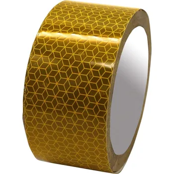 parkovací zábrana Reflexní páska na pevný povrch REFLEXITE - žlutá (5 cm x 1 m)