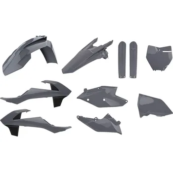 Sada plastů KTM SX/SX-F '16-'18 (šedá), POLISPORT