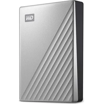 Externí pevný disk HDD ext. 2,5" Western Digital My Passport Ultra 4TB - stříbrný