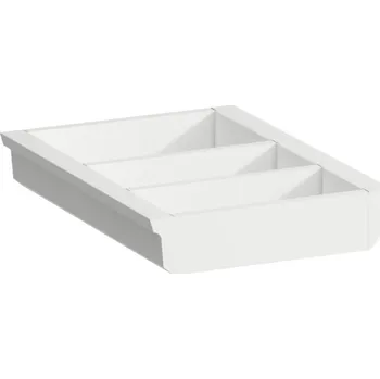 Nábytek LAUFEN SPACE - dělicí systém do zásuvek 'malý', pro skříňku pod umyvadlo, bílá mat, H4954001606311
