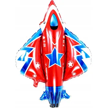 Balónek Fóliový balónek ve tvaru letadla, 95 x 85 cm.