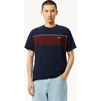 Pánské tričko Tričko Lacoste Navy Red 1129397 S