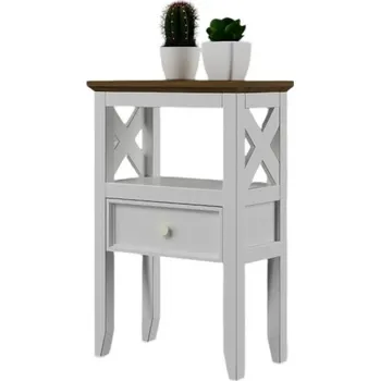 Komoda ARTEN (NANO Systems s.r.o.) Stolek na kytku FLEUR-KW2P (Bílá)