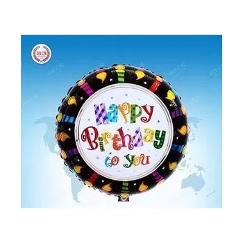 Balónek Fóliový balónek Happy Birthday 18" (45 cm)