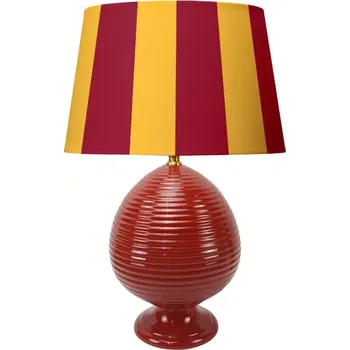 Lampička BARRINGTON FURNITURE Bordo lampa pruhovaná ELM-1037984