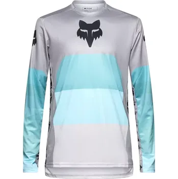 cyklistický dres Fox Ranger Grid LS Jersey XL steel grey