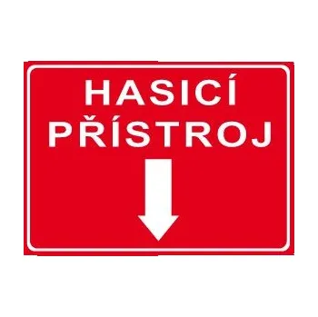 Hasicí přístroj, Fólie 25 x 35 cm, červená