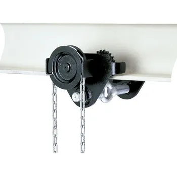 lanový naviják Pojezd kladkostrojů řízený převodem, nosnost 500 kg