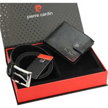 Peněženka Pierre Cardin pánská dárková sada peněženka s páskem Calvados, Délka 130 cm Pierre Cardin ZG-108