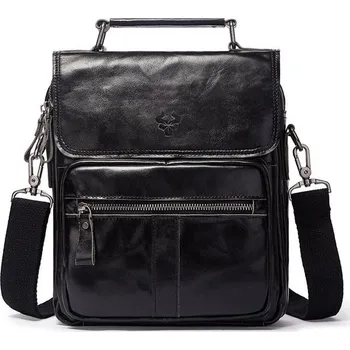 Humerpaul pánská kožená taška Régis Černá 7L Humerpaul MH645s2