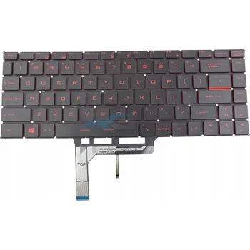 Náhradní klávesnice pro notebook Klávesnice MSI GF63 THIN 9SCSR / LED RED