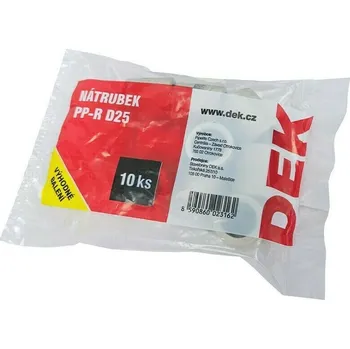 Vodovodní potrubí Nátrubek PP-R D25 (balení 10 ks)