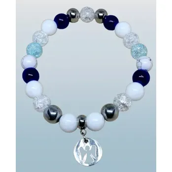 Náramek Náramek mix kamenů - LEDOVÝ DECH (S CHIRURGICKOU OCELÍ)