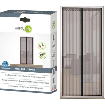 Síť proti hmyzu Easylife Lamelová síť proti hmyzu do dveří se zapínáním na magnet 100 x 220 cm 