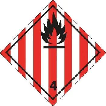 Značení Značka ADR č. 4.1, magnetická fólie 1,5 mm (30 x 30 cm)