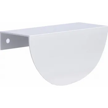 Nábytková úchytka hranová PŮLKOLE UA01 loft Hliníková lehká 8,4 cm 64/84