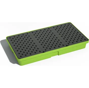 jímka Záchytná plastová vanička s roštem, zelená 90 l