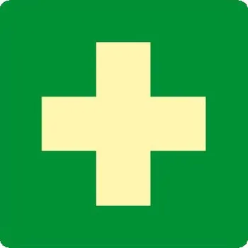 První pomoc - fotoluminiscenční, fólie 30 x 30 cm