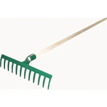 Sorbent Kovové hrábě 14-hroté s násadou