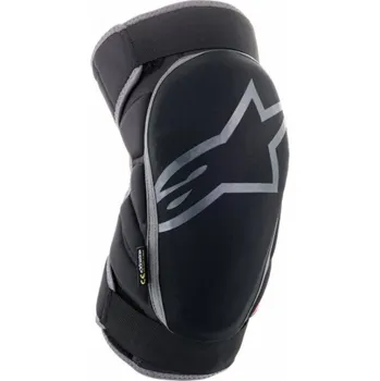 Motocyklový chránič kolene a holeně Alpinestars Chrániče kolen ALPINESTARS VECTOR KNEE KNEE PROTECTORS, černá, antracitově červená, úroveň ochrany 1. Velikost: S/M