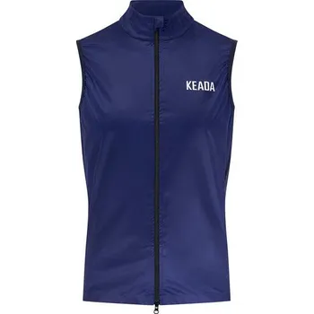 Cyklistická vesta KEADA SPORTS Pánská cyklistická vesta Essential 2XL MODRÁ