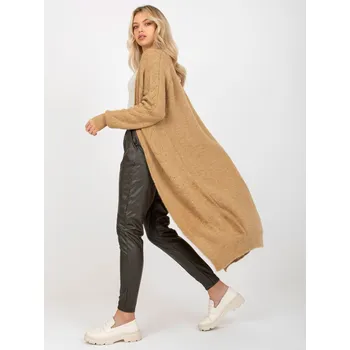 Dámský svetr Camel maxi kardigan VI-