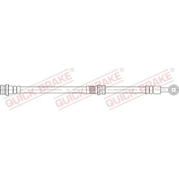 Brzdová hadice Brzdová hadice QUICK BRAKE 58.849 QB