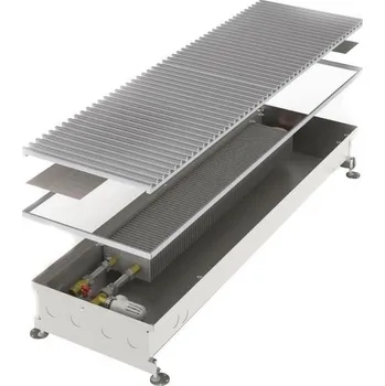 Přímotop Ostatní výrobci MINIB COIL PT-900 konvektor 900mm podlahový, bez ventilátoru, bez mřížky, nerez vana