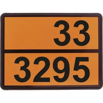 Tabulka jednoúčelová s lisovanými čísly 33/3295