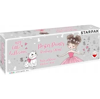 Výtvarná barva Plakátové barvy Starpak 12 ks x 20 ml