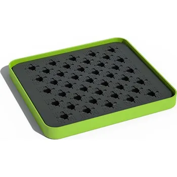 jímka Záchytná plastová vanička s roštem, zelená 5 l