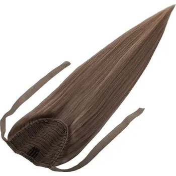 Příčesek Clip In culík Premium 50 cm – Přírodní světle hnědý, pravé vlasy, 80 g