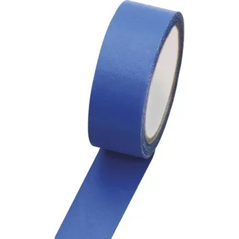 Výstražná páska Pevná textilní páska, modrá (19 mm x 2,75 m)