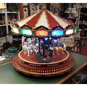 Hrací strojek BARRINGTON FURNITURE Luxusní hrací kolotoč s koníky a hudbou SP-919790