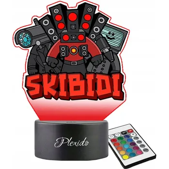 Lampička Noční lampa Plexido vícebarevná