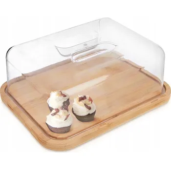 Obraz Krájecí deska Vilde béžová dřevěná s poklopem na sýry