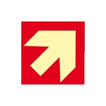 Směrovka k zařízení PO (nahoru, dolů), plast 10,5 x 10,5 cm