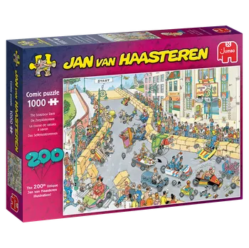 Puzzle Jumbo Jan van Haasteren Závod minikár 1000 dílků
