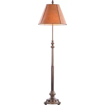 Stojací lampa BARRINGTON FURNITURE Podlahová lampa s pergamenovým stínidlem Harap LP-009-A