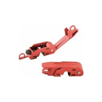 Visací zámek Uzamykání elektrického jističe - 1 standardní + 2 klouby