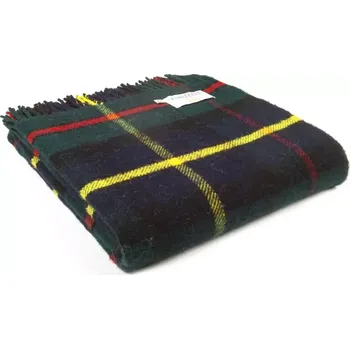 deka BARRINGTON FURNITURE Skotský pléd zelený Hunting McLeod 150 x 183