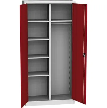 Skříňka na nářadí Univerzální skříň 2 dveře, 1950 x 950 x 400 mm, ČERVENÁ