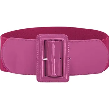 Opasek Dámský strečový široký lesklý pásek Casila Fuchsia Lifestyle F3214761s7