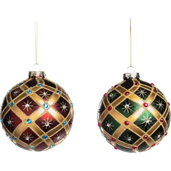 Vánoční ozdoba BARRINGTON FURNITURE Vánoční ozdoba koule GW-TR21230